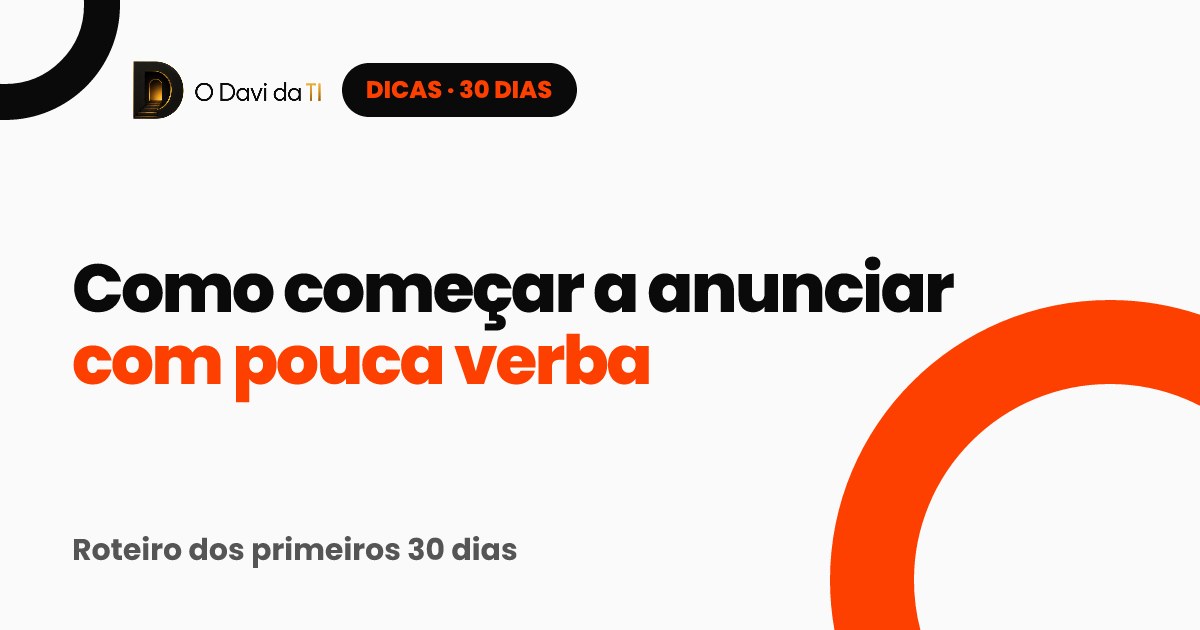 Capa: Como começar a anunciar com pouca verba