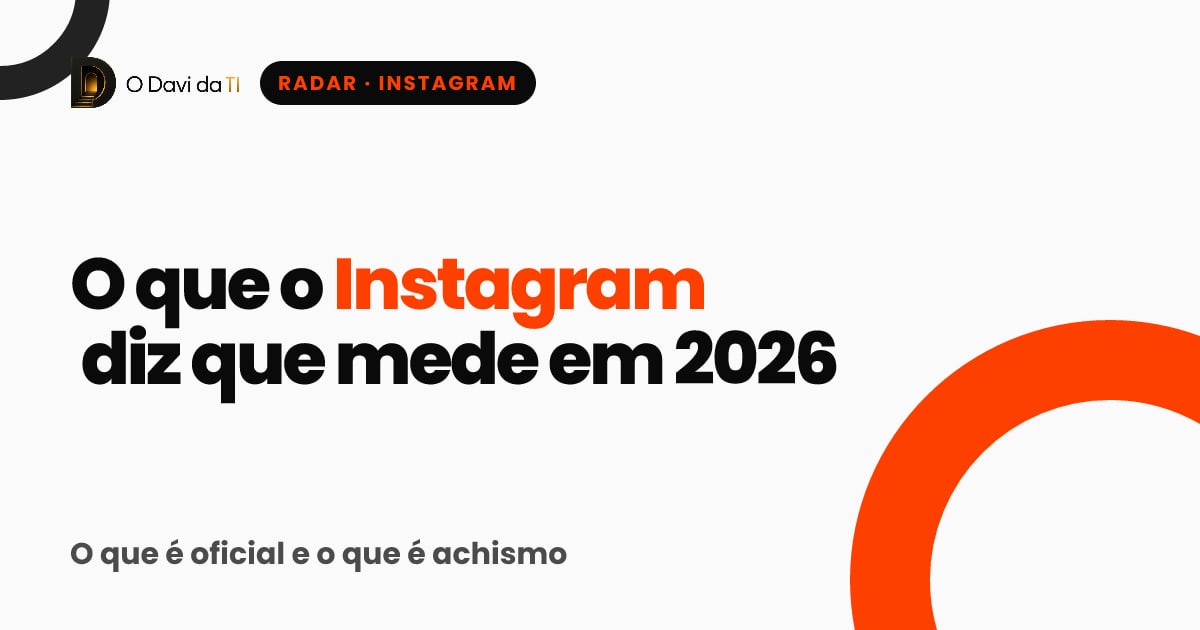 Capa: O que o Instagram diz que mede em 2026